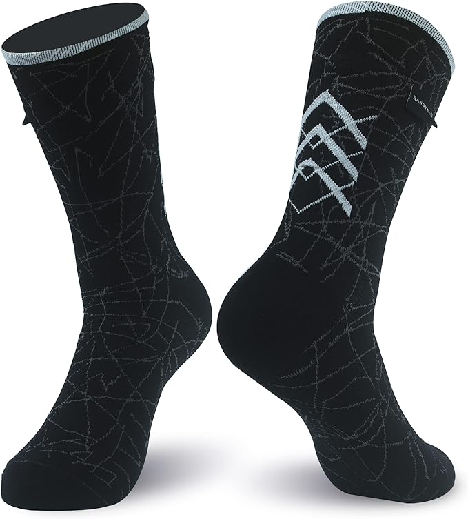 RANDY SUN Waterproof Breathable Socks, [SGS Certified] Unisex Novelty Skiing Trekking Hiking Wading Trail Socks