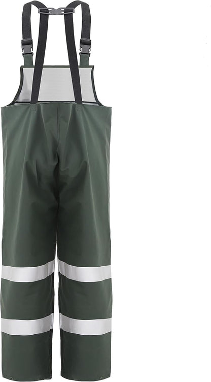 Rain Suit For Men & Women Waterproof Heavy Duty Rain Gear Reflective Jacket for Fishing Outdoor Work Raincoats