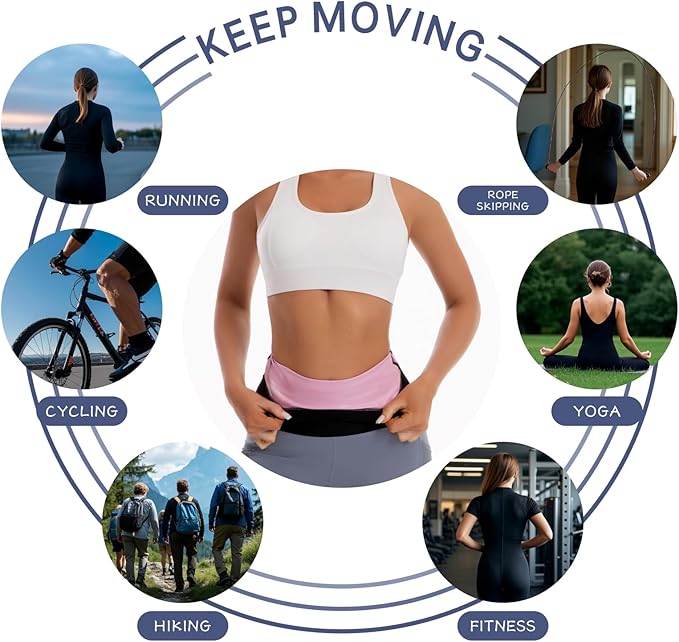 Sauna Suit Waist Trainer for Women,Sweat Waist Trimmer Belt Heat Trapping Weight Loss Shapewear for Women Belly Fat