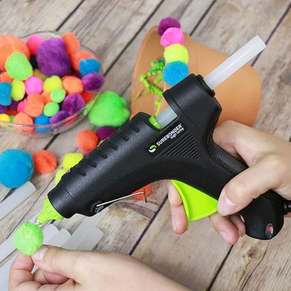 Surebonder High Temperature Hot Glue Gun Kit with 20 Full-Size All-Purpose Glue Sticks Included - Perfect for Crafts, DIY Projects, and Quick Repairs