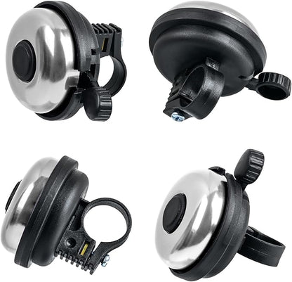 Classic Bike Bell, Aluminum Bicycle Bell, Loud Crisp Clear Sound Bicycle Bike Bell for Adults Kids
