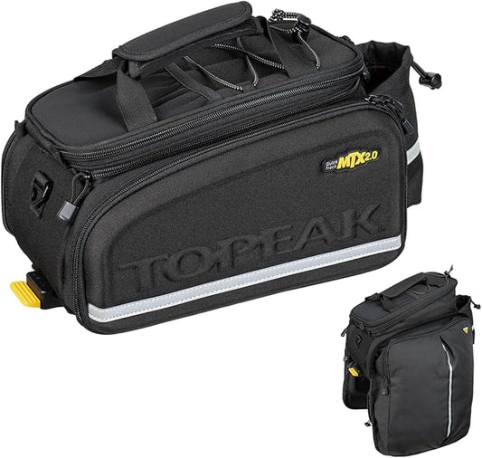 Topeak MTX TrunkBag - Rear Bicycle Bag - Spacious Storage and Easy Mounting