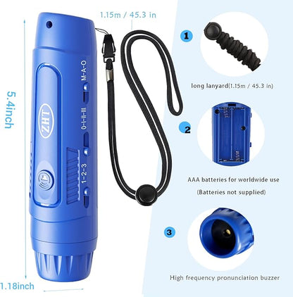 ZHT Electronic Whistle for Coaches, Referees, Teachers - 3 Tones & 3 High Volume, Handheld Whistles with Lanyard - Sports Whistle for Volleyball Soccer, Outdoor Camping, Emergency Safety