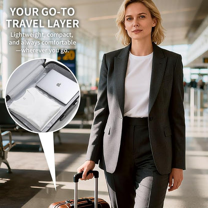 100% Mulberry Silk Long Sleeve Top for Women Thermal Base Layer Shirt Lightweight Breathable Underwear with Gift Box