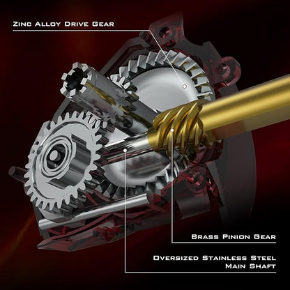 KastKing Royale Legend Fishing Reel - 5.2:1/6.2:1 Gear Ratio Spinning Reel, Up to 22 Lbs of Carbon Drag, 5+1/7+1 Stainless Steel Ball Bearings, Graphite Frame, Asymmetric Spinning Reel Rotor Design