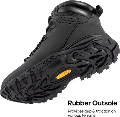 NORTIV 8 Mens Hiking Winter Snow Insulated Waterproof Outdoor Boots