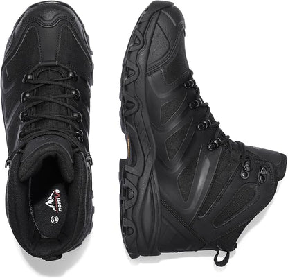 NORTIV 8 Men's Ankle High Waterproof Hiking Boots Outdoor Lightweight Shoes Trekking Trails Armadillo