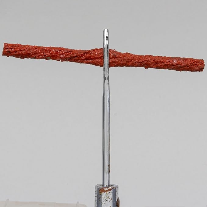 Patch Rubber Company 15057 Passenger Vehicle Tire Repair Kit with All The Needed Tools for Temporary Tire Repair for Tubeless Radial or Bias Tires Using Tire Repair Strings