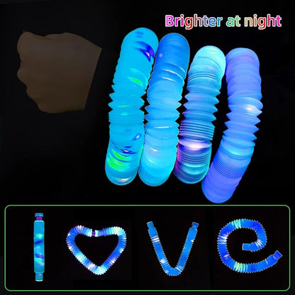 Blue 36 Pack Light Up Party Favors Supplies,Bulk Glow Sticks Bracelet,Necklace Accessories for Kids,Birthday Return Gifts Treats,Easter Basket Goodie Bag Stuffer Fillers for Boys Girls