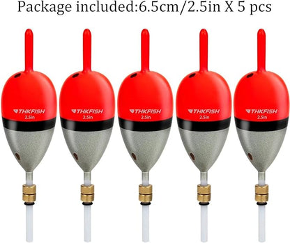 THKFISH Fishing Bobber Slip Bobber Fishing Floats for Crappie Balsa Bobbers for Panfish,Walleye,Salmon Floatage