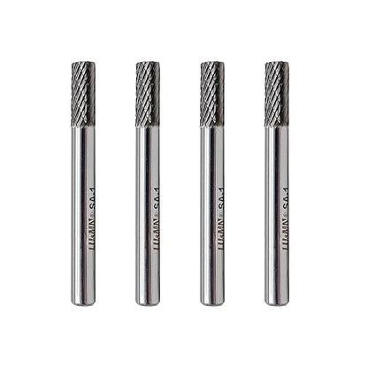 SA-1 Cylindrical End Head Rotary Burr for Efficient Grinding,4pcs by LU&MN