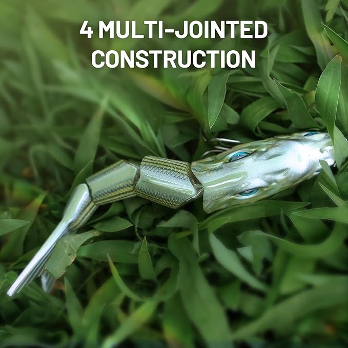 Handing Swimbaits for Bass Pike Walleye, 3 Pieces Lifelike Multi-Jointed Fishing Lures with Mustad Hooks, Fishing Bait for Freshwater and Saltwater