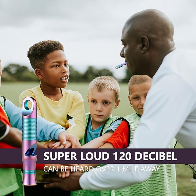 WeKnife Emergency Whistle Survival Loud, Titanium Outdoor Safety Whistle Survival Shrill Loud Blast with Paracord for Kayak, Life Vest, Jacket, Boating, Fishing,Camping, Hiking, Hunting, Coyote