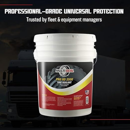PRO HD 2500 - Our Workhorse Industrial Grade Tire Sealant Designed for Heavy Industrial and Agricultural Use, 5-Gallon Pail