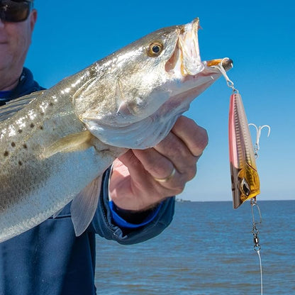 Alwonder 20-Pack Ball Bearing Swivels with Snaps, Fishing Snap Swivels Fishing Tackle Saltwater Freshwater Coastlock Snaps Barrel Swivel Leader Connector Downrigger Planer Release Clips