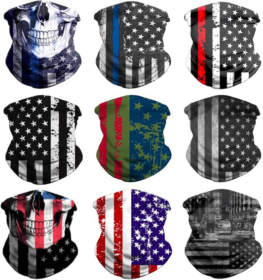 Neck Gaiter Face Cover - Sun Protection Mask Balaclava for Men and Women