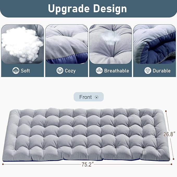 Slsy Sleeping Cots for Adults, 5-Position Folding Chaise Lounge Chairs Outdoor, Portable Folding Bed Cot Lounge Chair for Beach Lawn Camping Pool Sun Tanning