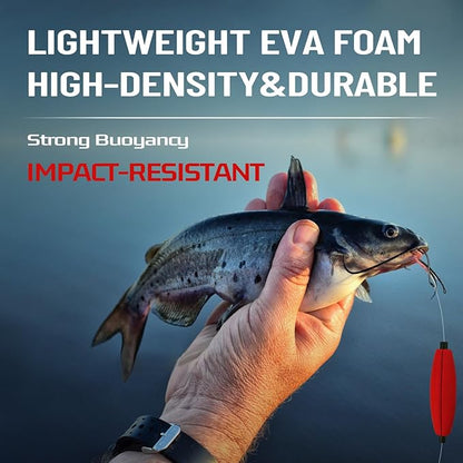 Narcissus Fishing Slotted Peg Float – Slip Bobbers for Fishing, Catfishing Tackle, Fishing Bobbers for Bass, Santee Rig, Easy Line Insertion, No Threading