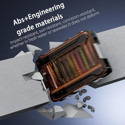 Multifunctional – Organize Lures Easy Storage for VIB, Minnow, Pencil Lures, DIY Modular System for Ultimate Customization The Best Gift for Any Angler! (2300-6 JIG Storage 30pcs)