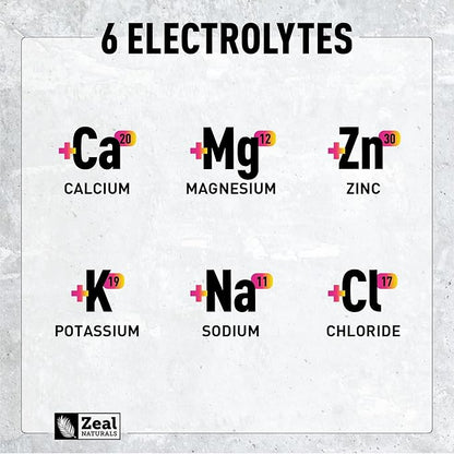 Zeal Electrolyte Powder - 90 Servings | Keto Electrolytes Powder | Zero Sugar, BCAAs, B-Vitamins | Potassium, Zinc, Magnesium | Hydration Powder Recovery Drink | Raspberry Guava