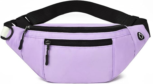 DAITET Crossbody Fanny Pack for Men&Women,Large Waist Bag & Hip Bum Bag with Adjustable Strap for Outdoors Workout Traveling Casual Running Hiking Cycling