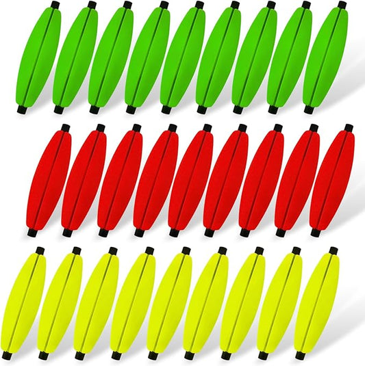 Narcissus Fishing Slotted Peg Float – Slip Bobbers for Fishing, Catfishing Tackle, Fishing Bobbers for Bass, Santee Rig, Easy Line Insertion, No Threading