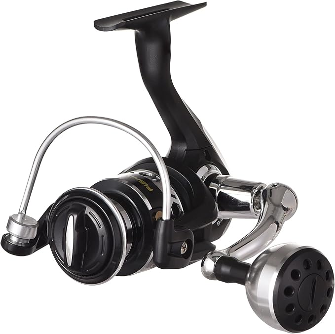 Spinning Fishing Reels, Lightweight Spinning Reel, 15.5 LBs Max Drag, 5.1:1/5.5:1 High Speed Ultra Smooth Powerful with CNC Aluminum Spool Fishing Reels Freshwater(Black/Gold)