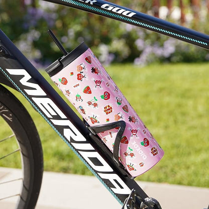 BJPKPK 30oz Stainless Steel Insulated Tumbler With lid And Straw Travel Coffee Thermal Tumblers Cup For Women And Men,Passionate Pink