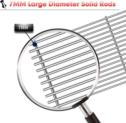 Grill Grates Parts for Weber Genesis Grill 66089, 66097, Weber Genesis II E-410, S-410, E/S-415, E/S-435, LX E/S-440, 18” Stainless Steel Grids BBQ Gas Grill Replacement Parts
