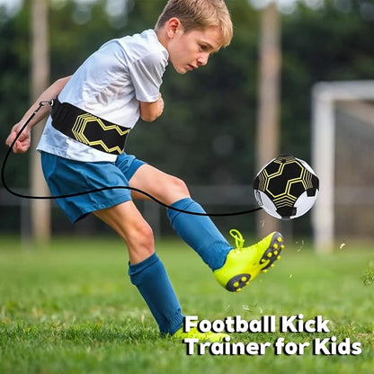 Pro Agility Ladder Soccer Kick Trainer Set 20ft 12 Rung 10 Cones and 4 Stakes Speed Agility Football Training Equipment with Carrying Bag ﻿