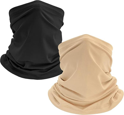 Pukavt 2 Pack 3 Hole Winter Knitted Mask, Full Face Cover Ski Mask Warm Balaclava for Skiing, Motorcycle, Snowboard