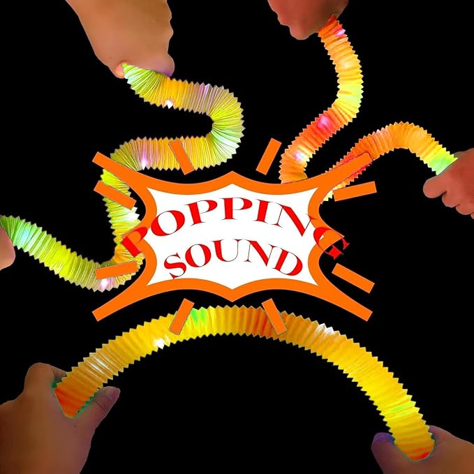 Orange 36 Pack Light Up Party Favors Supplies,Bulk Glow Sticks Bracelet,Necklace Accessories for Kids,Birthday Return Gifts Treats,Easter Basket Goodie Bag Stuffer Fillers for Boys Girls