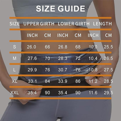 Sauna Suit Waist Trainer for Women,Sweat Waist Trimmer Belt Heat Trapping Weight Loss Shapewear for Women Belly Fat