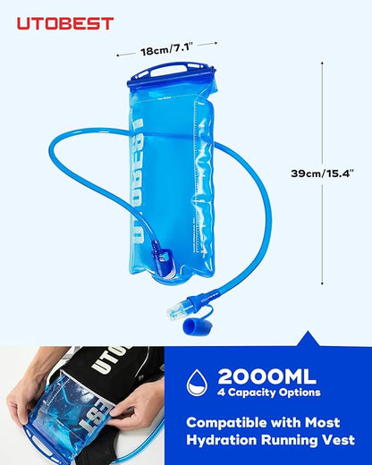 Water Bladder,Hydration Bladder 1L, 1.5L, 2L, 3L Water Bladder for Hiking Backpack, BPA Free, Leak Proof Water Reservoir for Running Cycling