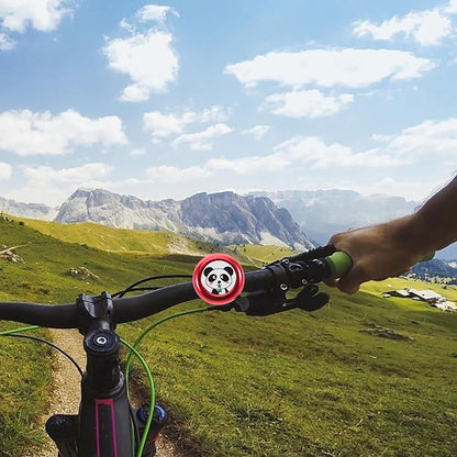 Zerodeko Cute Cartoon Animal Bicycle Bell Loud Sound Fit Handlebar Bell for Boys Cycling Scooter Accessories Easy Installation Safety Horn