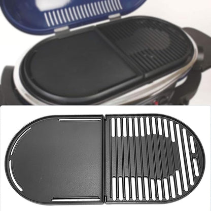 Cast Iron Cooking Griddle and Grates Replacement Parts for Coleman Roadtrip 285 LX LXE LXX Swaptop Grills 13" x 12.5"