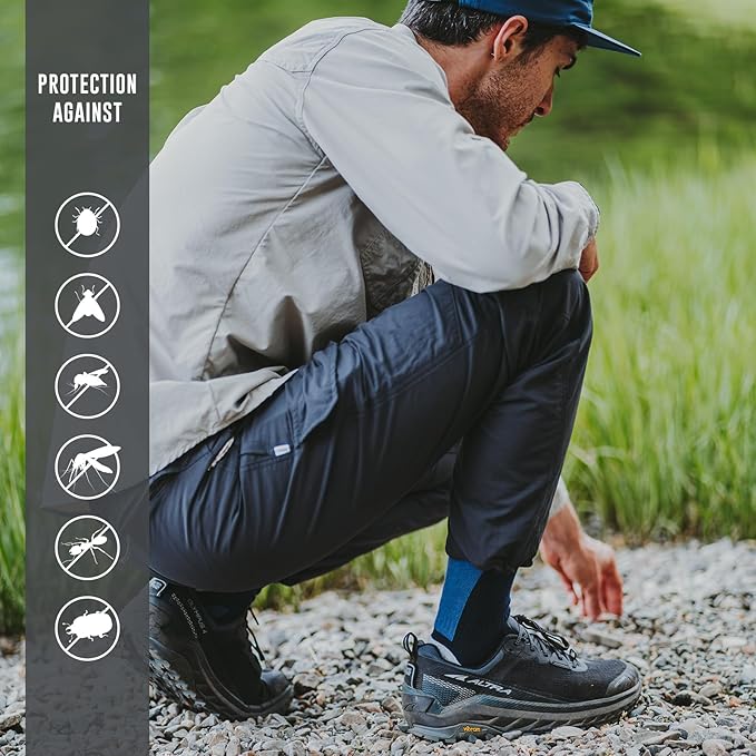 Craghoppers Adult Insect Shield Adventure Pro Sock | Insect Protection for Travel, Hiking and Outdoors