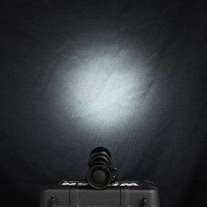 NOBUHIRO M300B 520 Lumens Tactical Flashlight, NO Logo Version with Replaceable Mounting Rotating Base for 20mm Picatinny & Mlok/Keymod Rail, with Remote Pressure & Push Button Switch