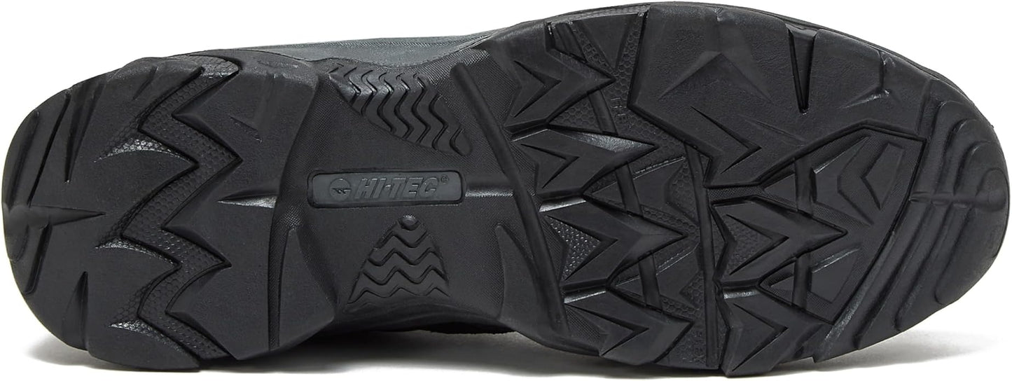 HI-TEC Ridge Low Waterproof Hiking Shoes for Men, Lightweight Breathable Outdoor Trekking and Trail Sneakers, Sizes 7 to 15, Medium and Wide Width