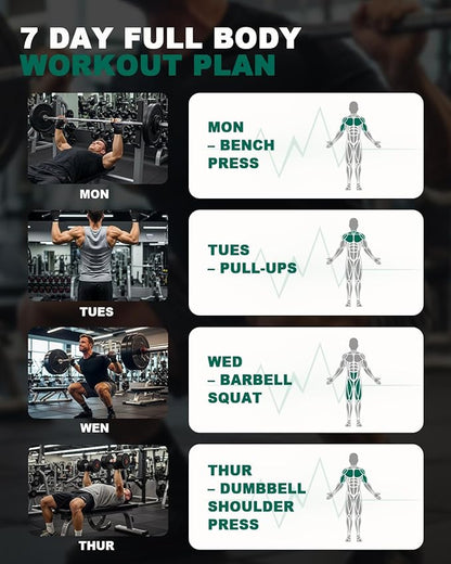 Trideer Workout Gloves for Men, Weight Lifting Gloves with Wrist Wrap Support, Full Palm Protection & Extra Grips for Weightlifting, Exercise, Cross Training, Fitness, Pull-up