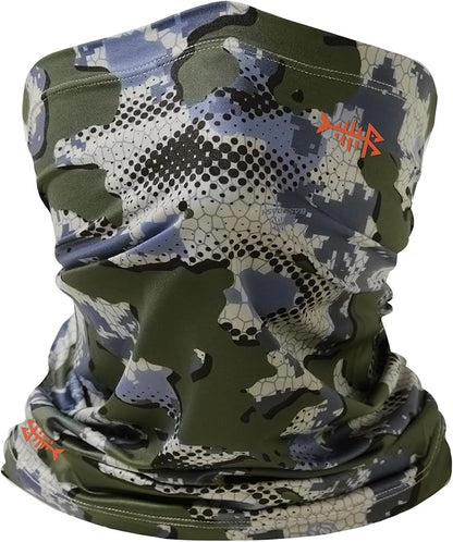 BASSDASH UPF 50+ UV Sun Protection Neck Gaiter Fishing Mask Hunting Kayaking Hiking Cycling Ski Sports