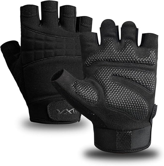 VWX Anti-Slip Gel Palm Workout Gloves for Men and Women - with Sweat-Wicking Fabric for Gym,Weight Lifting, Cycling, Weightlifting, Exercise, Climbing