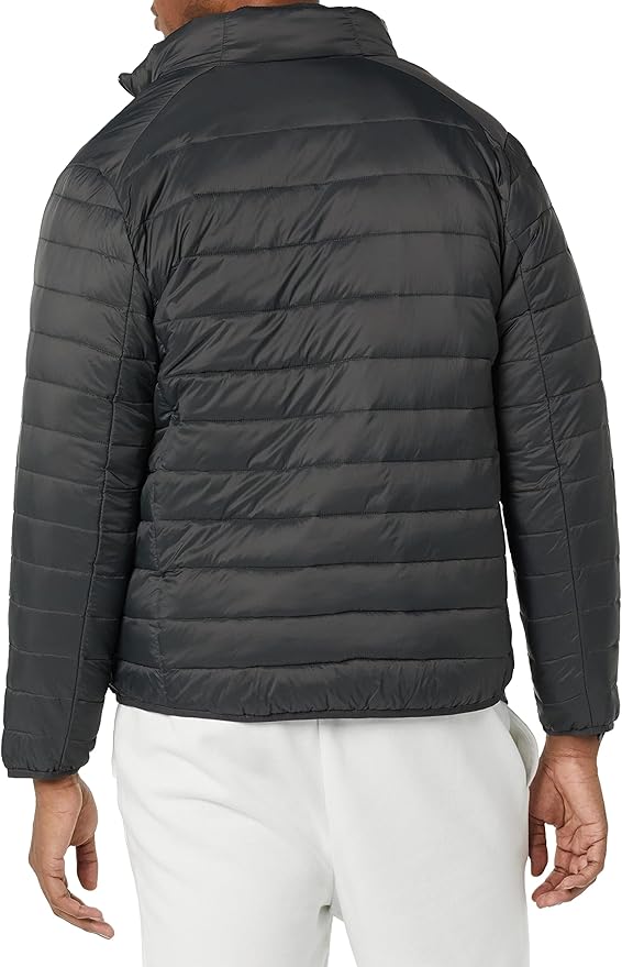 Amazon Essentials Men's Packable Lightweight Water-Resistant Puffer Jacket (Available in Big & Tall)