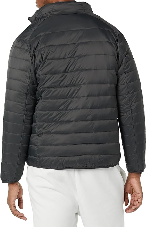 Amazon Essentials Men's Packable Lightweight Water-Resistant Puffer Jacket (Available in Big & Tall)