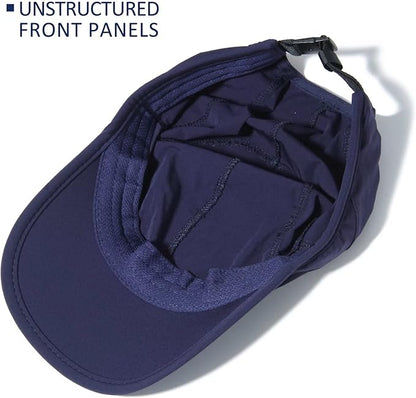 GADIEMKENSD Stretch Running Hat with Soft Brim, Quick Dry, Unstructured, Unisex-Adult