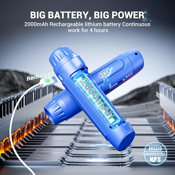 ZHT Electronic Whistle for Coaches, Referees, Teachers - 3 Tones & 3 High Volume, Handheld Whistles with Lanyard - Sports Whistle for Volleyball Soccer, Outdoor Camping, Emergency Safety