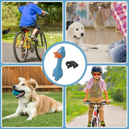 New Children's Bicycle and Scooter Horn, Cute and Funny Squeeze Horn, for Children/Adults/Bicycles/Motorcycles, Squeaks Up to 25 Seconds - Squawking Novelty Gag Gift