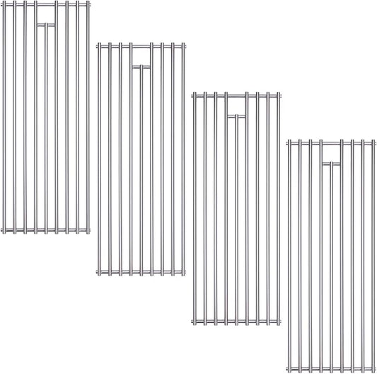 2025 4 Pack 8mm SS304 Stainless Steel BBQ Grill Grates Replacement Parts for Bull,Angus 47628, Brahma, Lonstar Select, Outlaw Steer Premium, Lonestar Select,7 Burner Premium,65073,L60000,75000,90000