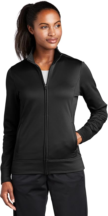 Sport-Tek® Ladies Sport-Wick® Fleece Full-Zip Jacket. LST241