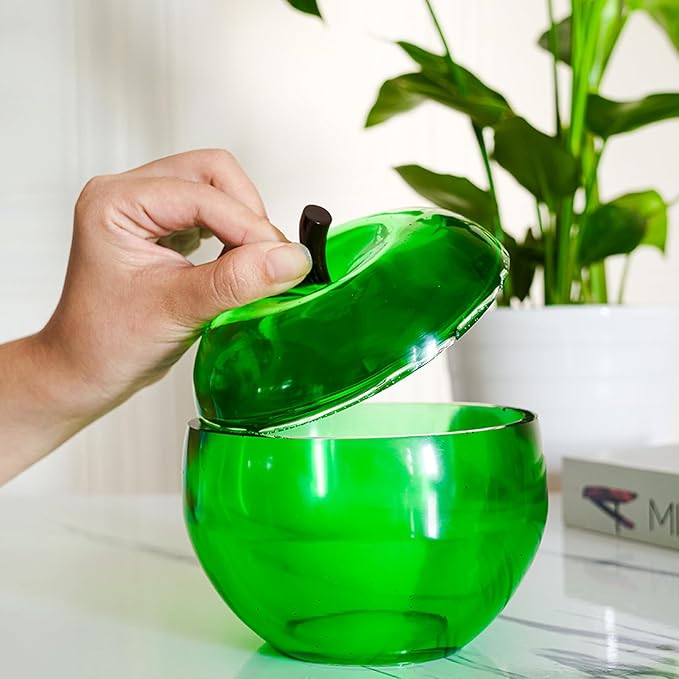 Apple Jar Resin Molds Extra Large, 5inch Jars Silicone Molds with Lid for Epoxy Resin Casting for DIY Jewelry Storage Box, Candy Container, Candle Vessel, Home Decoration